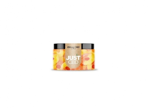 Just CBD Gummies Peach Rings 250 mg-500 mg CBD CBD mg: 250