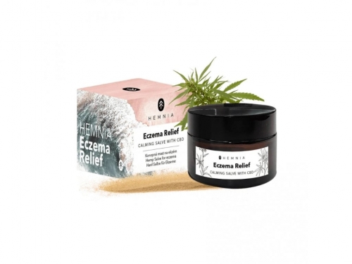 Hemnia Eczema Relief - конопен мехлем за екзема, 250 mg CBD, 50 ml