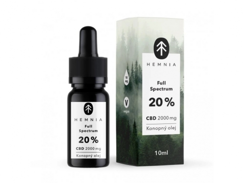 Пълноспектърно CBD конопено масло 20%, 2000 mg, 10 ml
