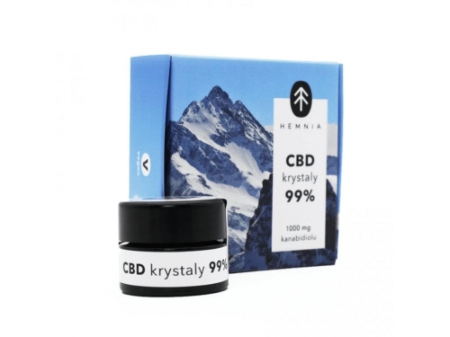 Hemnia CBD кристали от коноп 99%, 500 mg CBD, 1 грам